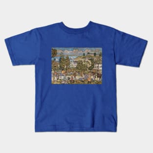 Landscape Near Nahant by Maurice Brazil Prendergast Kids T-Shirt